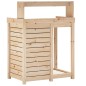 vidaXL Pflanztisch mit Ablagen 82,5x50x109,5 cm Massivholz Kiefer vidaXL Pflanztisch mit Ablagen 82,5x50x109,5 cm Massivholz Kiefer