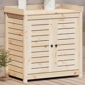 vidaXL Pflanztisch mit Ablagen 82,5x50x86,5 cm Massivholz Kiefer