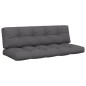 vidaXL Palettenkissen 2-tlg. Anthrazit Stoff vidaXL Palettenkissen 2-tlg. Anthrazit Stoff