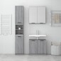 vidaXL 3-tlg. Badmöbel-Set Grau Sonoma Holzwerkstoff vidaXL 3-tlg. Badmöbel-Set Grau Sonoma Holzwerkstoff