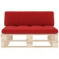 vidaXL Outdoor-Mittelsofa Paletten Imprägniertes Kiefernholz vidaXL Outdoor-Mittelsofa Paletten Imprägniertes Kiefernholz