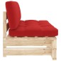vidaXL Outdoor-Mittelsofa Paletten Imprägniertes Kiefernholz vidaXL Outdoor-Mittelsofa Paletten Imprägniertes Kiefernholz