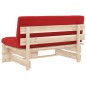 vidaXL Outdoor-Mittelsofa Paletten Imprägniertes Kiefernholz vidaXL Outdoor-Mittelsofa Paletten Imprägniertes Kiefernholz