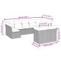 vidaXL 9-tlg. Garten-Sofagarnitur mit Kissen Braun Poly Rattan vidaXL 9-tlg. Garten-Sofagarnitur mit Kissen Braun Poly Rattan