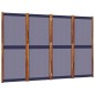 vidaXL 4-tlg. Paravent Dunkelblau 280x180 cm vidaXL 4-tlg. Paravent Dunkelblau 280x180 cm