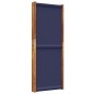vidaXL 4-tlg. Paravent Dunkelblau 280x180 cm vidaXL 4-tlg. Paravent Dunkelblau 280x180 cm