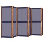vidaXL 6-tlg. Paravent Dunkelblau 420x180 cm vidaXL 6-tlg. Paravent Dunkelblau 420x180 cm