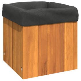vidaXL Pflanzkübel 25x25x25 cm Massivholz Akazie