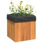 vidaXL Pflanzkübel 25x25x25 cm Massivholz Akazie vidaXL Pflanzkübel 25x25x25 cm Massivholz Akazie