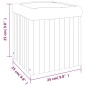 vidaXL Pflanzkübel 25x25x25 cm Massivholz Akazie vidaXL Pflanzkübel 25x25x25 cm Massivholz Akazie