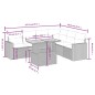 vidaXL 7-tlg. Garten-Sofagarnitur mit Kissen Schwarz Poly Rattan vidaXL 7-tlg. Garten-Sofagarnitur mit Kissen Schwarz Poly Rattan