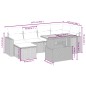 vidaXL 7-tlg. Garten-Sofagarnitur mit Kissen Schwarz Poly Rattan vidaXL 7-tlg. Garten-Sofagarnitur mit Kissen Schwarz Poly Rattan