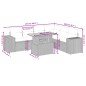 vidaXL 7-tlg. Garten-Sofagarnitur mit Kissen Schwarz Poly Rattan vidaXL 7-tlg. Garten-Sofagarnitur mit Kissen Schwarz Poly Rattan