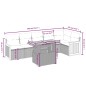 vidaXL 7-tlg. Garten-Sofagarnitur mit Kissen Schwarz Poly Rattan vidaXL 7-tlg. Garten-Sofagarnitur mit Kissen Schwarz Poly Rattan