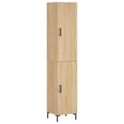 Highboard Sonoma-Eiche 34,5x34x180 cm Holzwerkstoff
