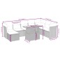 vidaXL 9-tlg. Garten-Sofagarnitur mit Kissen Schwarz Poly Rattan vidaXL 9-tlg. Garten-Sofagarnitur mit Kissen Schwarz Poly Rattan