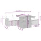 vidaXL 6-tlg. Garten-Sofagarnitur mit Kissen Schwarz Poly Rattan vidaXL 6-tlg. Garten-Sofagarnitur mit Kissen Schwarz Poly Rattan