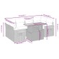 vidaXL 7-tlg. Garten-Sofagarnitur mit Kissen Schwarz Poly Rattan vidaXL 7-tlg. Garten-Sofagarnitur mit Kissen Schwarz Poly Rattan