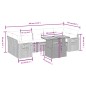 vidaXL 8-tlg. Garten-Sofagarnitur mit Kissen Schwarz Poly Rattan vidaXL 8-tlg. Garten-Sofagarnitur mit Kissen Schwarz Poly Rattan