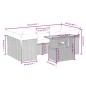 vidaXL 8-tlg. Garten-Sofagarnitur mit Kissen Schwarz Poly Rattan vidaXL 8-tlg. Garten-Sofagarnitur mit Kissen Schwarz Poly Rattan