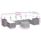 vidaXL 8-tlg. Garten-Sofagarnitur mit Kissen Beige Poly Rattan vidaXL 8-tlg. Garten-Sofagarnitur mit Kissen Beige Poly Rattan