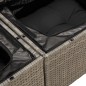 vidaXL 10-tlg. Garten-Sofagarnitur mit Kissen Grau Poly Rattan vidaXL 10-tlg. Garten-Sofagarnitur mit Kissen Grau Poly Rattan