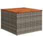 vidaXL 11-tlg. Garten-Sofagarnitur mit Kissen Grau Poly Rattan vidaXL 11-tlg. Garten-Sofagarnitur mit Kissen Grau Poly Rattan