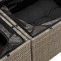 vidaXL 11-tlg. Garten-Sofagarnitur mit Kissen Grau Poly Rattan vidaXL 11-tlg. Garten-Sofagarnitur mit Kissen Grau Poly Rattan