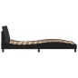 vidaXL Bettgestell mit Kopfteil Schwarz 100x200 cm Samt vidaXL Bettgestell mit Kopfteil Schwarz 100x200 cm Samt