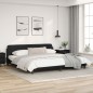 vidaXL Bettgestell mit Kopfteil Schwarz 200x200 cm Kunstleder vidaXL Bettgestell mit Kopfteil Schwarz 200x200 cm Kunstleder