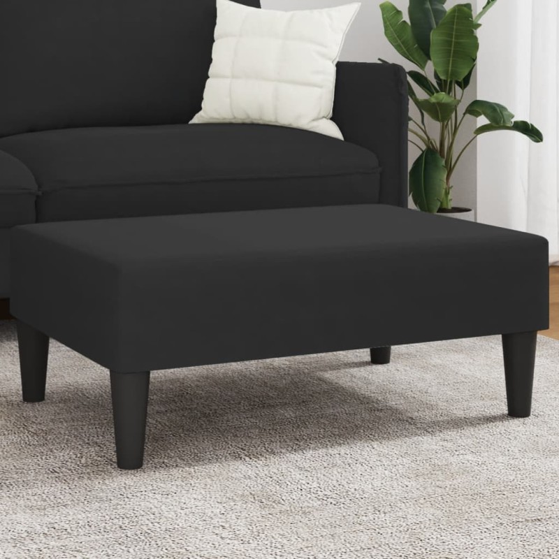 vidaXL Fußhocker Schwarz 77x55x31 cm Samt vidaXL Fußhocker Schwarz 77x55x31 cm Samt