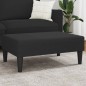vidaXL Fußhocker Schwarz 77x55x31 cm Samt vidaXL Fußhocker Schwarz 77x55x31 cm Samt