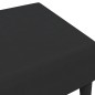 vidaXL Fußhocker Schwarz 77x55x31 cm Samt vidaXL Fußhocker Schwarz 77x55x31 cm Samt