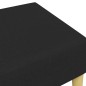 vidaXL Fußhocker Schwarz 77x55x31 cm Stoff vidaXL Fußhocker Schwarz 77x55x31 cm Stoff