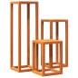 vidaXL Pflanzenständer 3 Stk. Wachsbraun Massivholz Kiefer vidaXL Pflanzenständer 3 Stk. Wachsbraun Massivholz Kiefer