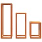 vidaXL Pflanzenständer 3 Stk. Wachsbraun Massivholz Kiefer vidaXL Pflanzenständer 3 Stk. Wachsbraun Massivholz Kiefer