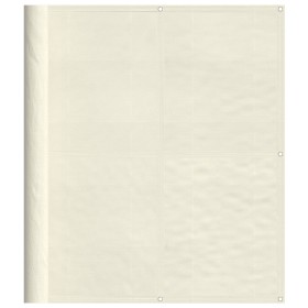 vidaXL Balkon-Sichtschutz Creme 120x700 cm 100 % Polyester-Oxford
