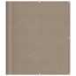 vidaXL Balkon-Sichtschutz Taupe 120x1000 cm 100 % Polyester-Oxford vidaXL Balkon-Sichtschutz Taupe 120x1000 cm 100 % Polyester-Oxford