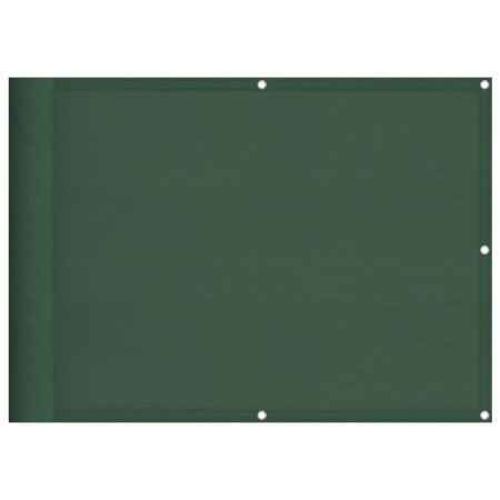 vidaXL Balkon-Sichtschutz Dunkelgrün 75x1000 cm 100 % Polyester-Oxford