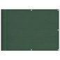 vidaXL Balkon-Sichtschutz Dunkelgrün 75x1000 cm 100 % Polyester-Oxford vidaXL Balkon-Sichtschutz Dunkelgrün 75x1000 cm 100 % Polyester-Oxford