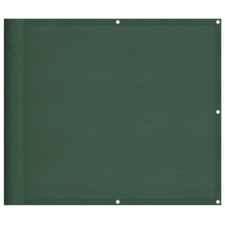 vidaXL Balkon-Sichtschutz Dunkelgrün 90x800 cm 100 % Polyester-Oxford