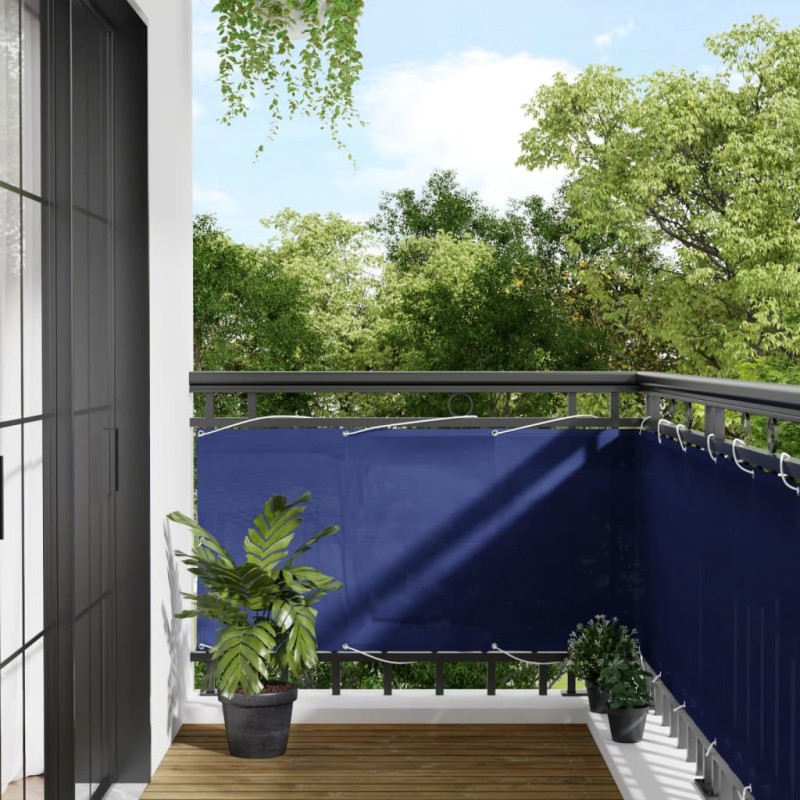 vidaXL Balkon-Sichtschutz Blau 75x1000 cm 100 % Polyester-Oxford vidaXL Balkon-Sichtschutz Blau 75x1000 cm 100 % Polyester-Oxford