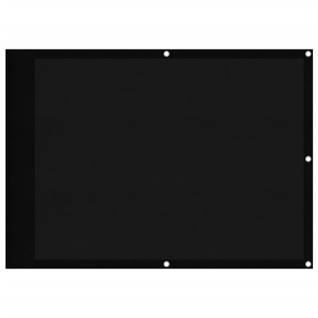 vidaXL Balkon-Sichtschutz Schwarz 75x700 cm 100 % Polyester-Oxford