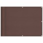 vidaXL Balkon-Sichtschutz Braun 75x700 cm 100 % Polyester-Oxford vidaXL Balkon-Sichtschutz Braun 75x700 cm 100 % Polyester-Oxford