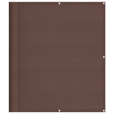 vidaXL Balkon-Sichtschutz Braun 120x700 cm 100 % Polyester-Oxford