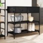 vidaXL Küchenwagen Schwarz 105x42x95 cm Holzwerkstoff vidaXL Küchenwagen Schwarz 105x42x95 cm Holzwerkstoff