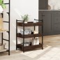 vidaXL Küchenwagen Braun Eichen-Optik 50x30x70 cm Holzwerkstoff vidaXL Küchenwagen Braun Eichen-Optik 50x30x70 cm Holzwerkstoff