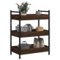 vidaXL Küchenwagen Braun Eichen-Optik 50x30x70 cm Holzwerkstoff vidaXL Küchenwagen Braun Eichen-Optik 50x30x70 cm Holzwerkstoff