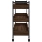 vidaXL Küchenwagen Braun Eichen-Optik 50x30x70 cm Holzwerkstoff vidaXL Küchenwagen Braun Eichen-Optik 50x30x70 cm Holzwerkstoff