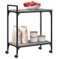 vidaXL Küchenwagen Grau Sonoma 60,5x31x72,5 cm Holzwerkstoff vidaXL Küchenwagen Grau Sonoma 60,5x31x72,5 cm Holzwerkstoff
